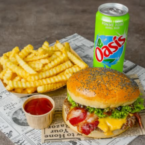 MENU BBQ BACON BURGER